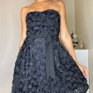Black Strapless Cocktail Dress NWT Womens: L